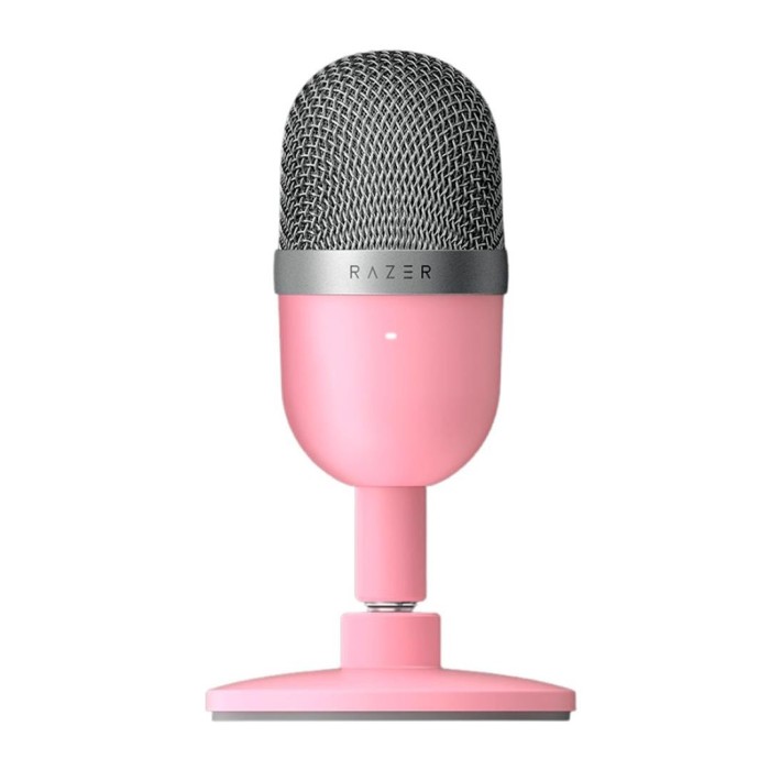 Micrófono Streaming Razer Seiren Mini Ultra Quartz,  Condensador Compacto USB