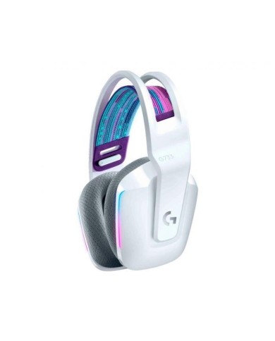 Audífonos Gamer Logitech G733 LightSpeed Wireless (RGB, Dongle USB, Blanco)