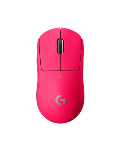 Mouse gamer inalámbrico Logitech PRO X Superlight 25.600 DPI Fucsia