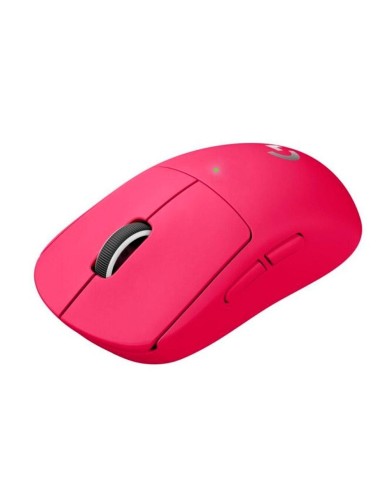 Mouse gamer inalámbrico Logitech PRO X Superlight 25.600 DPI Fucsia