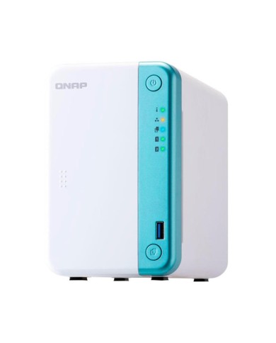 Servidor NAS QNAP 2-Bay para Respaldos y Data Sharing, 4-Core 1.7GHz, 1GB Ram
