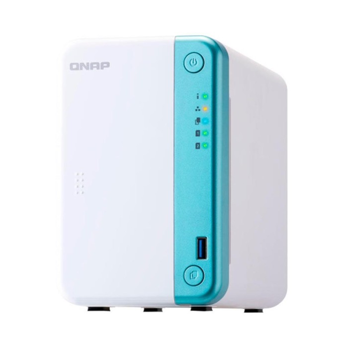 Servidor NAS QNAP 2-Bay para Respaldos y Data Sharing, 4-Core 1.7GHz, 1GB Ram