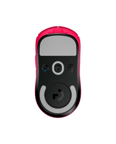 Mouse gamer inalámbrico Logitech PRO X Superlight 25.600 DPI Fucsia
