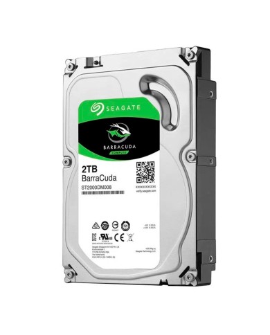 Disco duro interno Seagate Barracuda 2 TB HDD 3.5" SATA 6Gb/s 7200 rpm