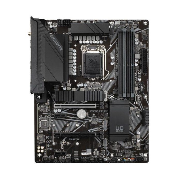 Placa Madre Gigabyte Z590 UD AC (LGA1200, DDR4 2933/3200MHz, M.2 x3, RGB, Wi-Fi, ATX)