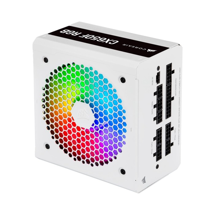 Fuente de Poder Corsair CX650F RGB Full Modular 80Plus Bronze