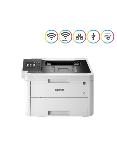 Impresora monocromática Brother HL-L3270CDW dúplex NFC, Ethernet, Wi-Fi