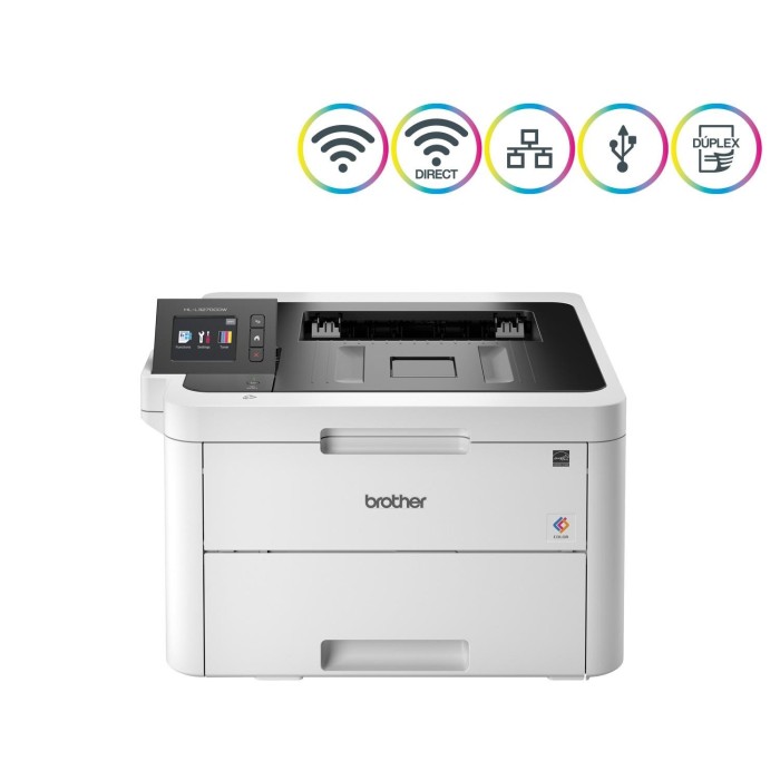 Impresora monocromática Brother HL-L3270CDW dúplex NFC, Ethernet, Wi-Fi
