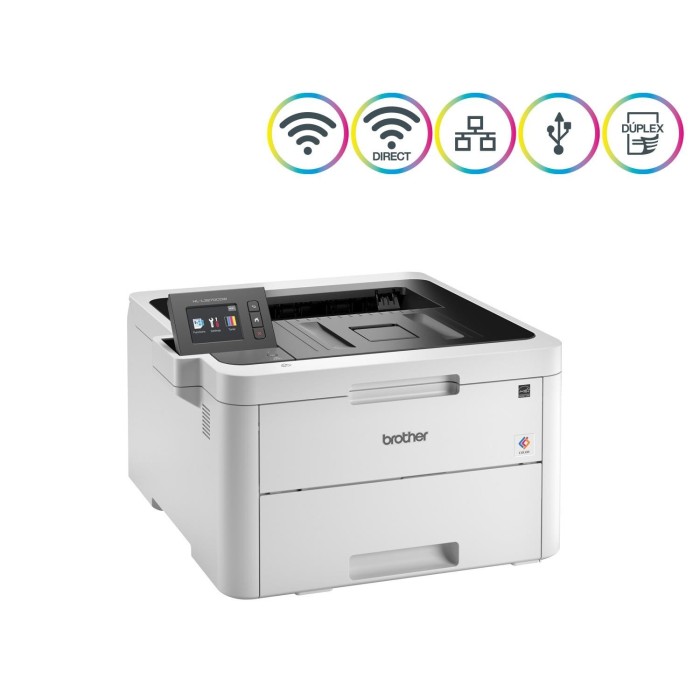 Impresora monocromática Brother HL-L3270CDW dúplex NFC, Ethernet, Wi-Fi