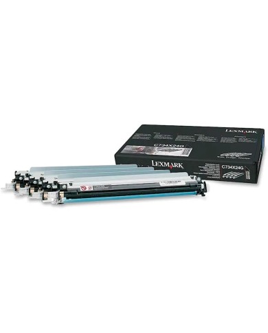 Kit fotoconductor Lexmark C734X24G de 4 paquetes para 20 mil páginas