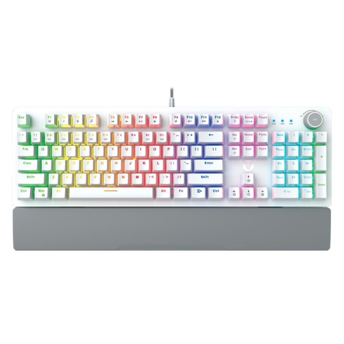 Teclado Mecánico Fantech MaxPower MK853 RGB Space Edition Switch Red Inglés