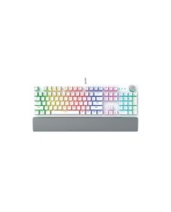 Teclado mecánico Redragon Kumara K552 RGB, TKL, Switch Red, Español, Blanco