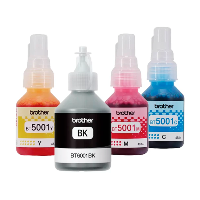 Pack de 4 Tintas Brother Negro + Colores BTCMYK (Negro + CMY)