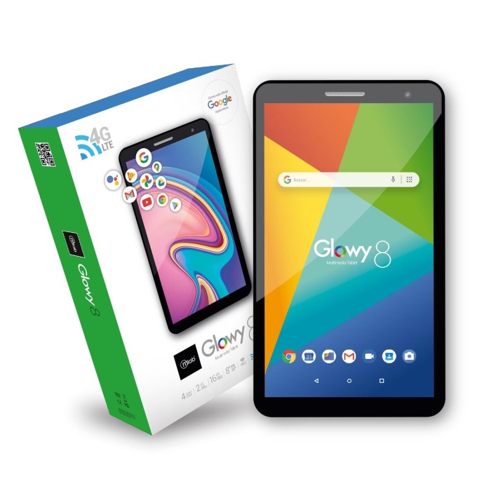 Tablet Mlab Glowy 8" 4G LTE, 2GB RAM, 16GB Rom, Android 10, Quad Core 1.4