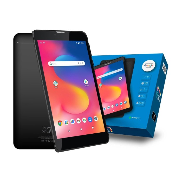 Tablet Mlab MB7 7" IPS 3G, 2GB RAM, 16GB Rom, Android 11, Quad Core 1.3