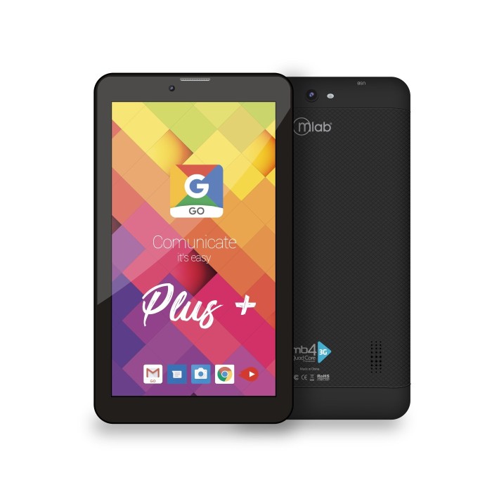 Tablet Mlab MB4 3G Plus 7" Bluetooth, 1GB RAM, 16GB Rom, Android 9 Pie, Quad Core 1.3