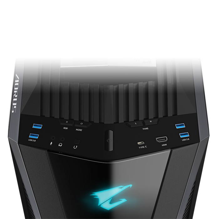 Gabinete Gigabyte Gigabyte Aorus C700 Glass E-ATX, Vidrio Templado, RGB, 4 Ventiladores 120 MM