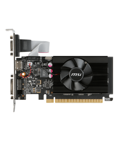Tarjeta de video GT 710 2GD3 L,  2 GB DDR3, 1600MHz, 64-bit, PCI-e 2.0 x16