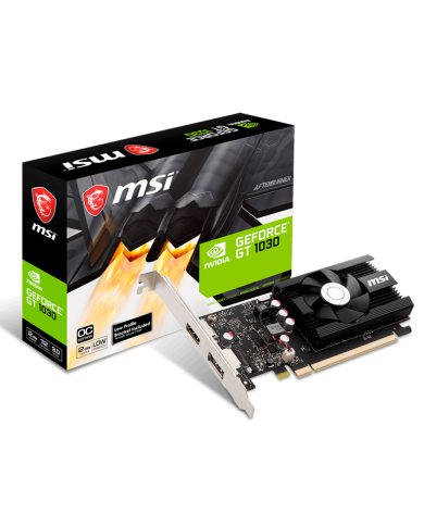 Tarjeta de video GeForce GT 1030 2GD4 LP OC, 2GB DDR4, 64-bit, PCI-e 3.0 x16