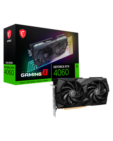 Tarjeta de video GeForce RTX 4060 GAMING X 8GB GDDR6, 128-bit, PCI-e 4.0