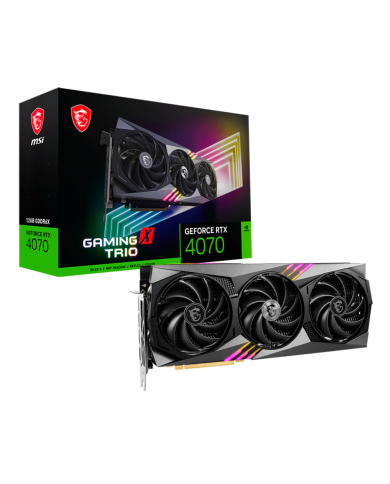 Tarjeta de video GeForce RTX 4070 GAMING X TRIO 12GB GDDR6X, 192-bit, PCI-e Gen