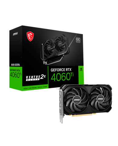 Tarjeta de video GeForce RTX 4060 Ti VENTUS 2X BLACK 8GB GDDR6, 128-bit, PCI-e Gen 4