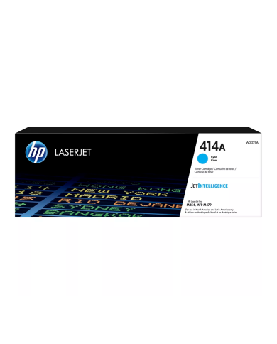 Cartucho de Tóner HP 414A Cian LaserJet Original