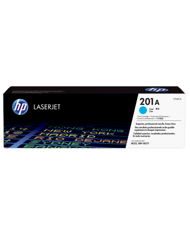 Cartucho de toner HP 201A CF401A Cian Laser