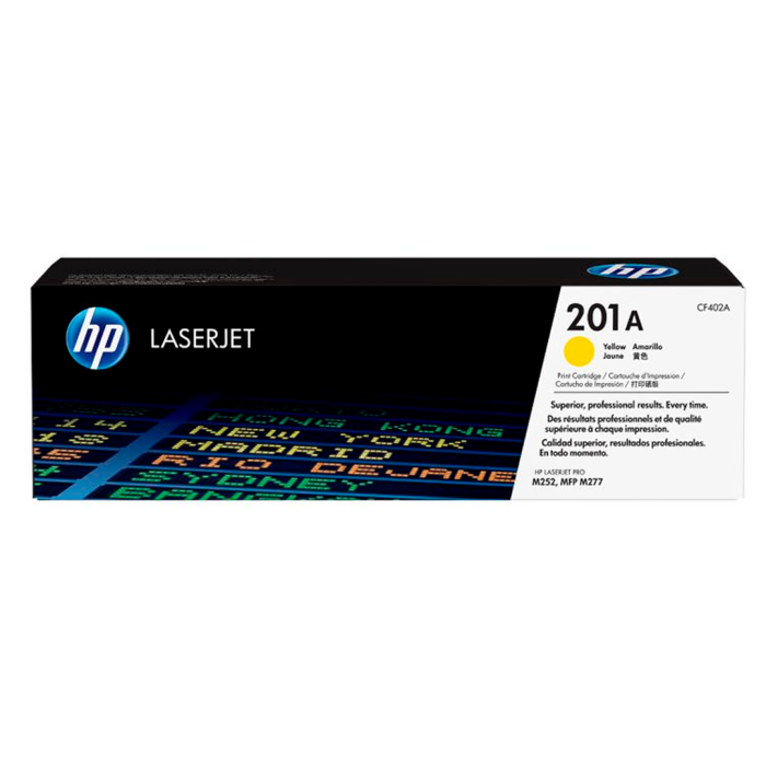 Cartucho de toner HP 201A CF402A Amarillo Laser
