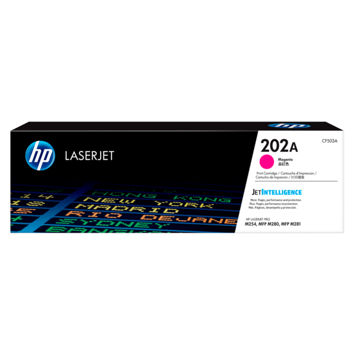 Cartucho de Tóner HP 202A Magenta LaserJet Original
