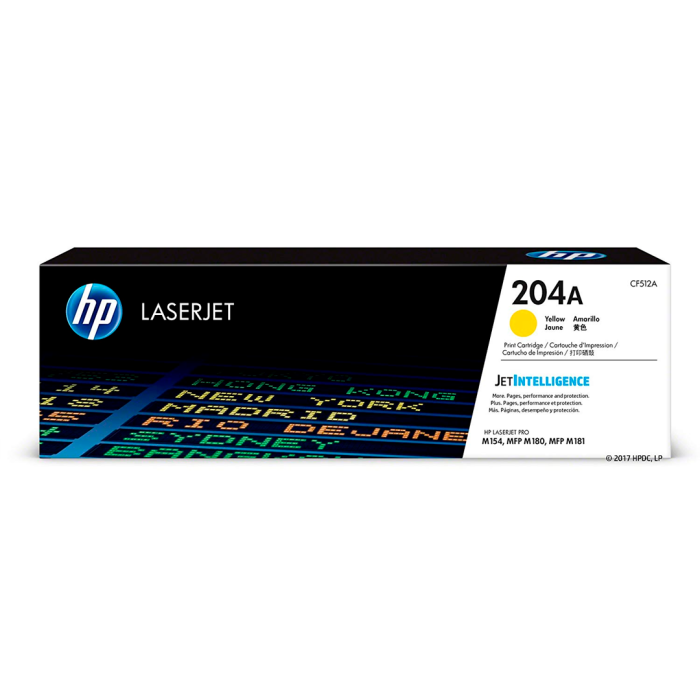 Cartucho de Tóner HP 204A Amarillo LaserJet Original