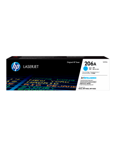 Cartucho de Tóner HP 206A Cian LaserJet Original
