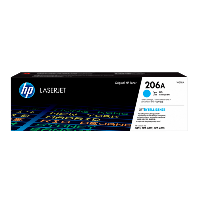 Cartucho de Tóner HP 206A Cian LaserJet Original