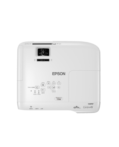 Proyector Epson PowerLite 119W 4.000 lúmenes 3LCD WXGA con Dial HDMI