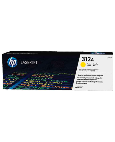 Cartucho de Tóner HP 312A Amarillo LaserJet Original