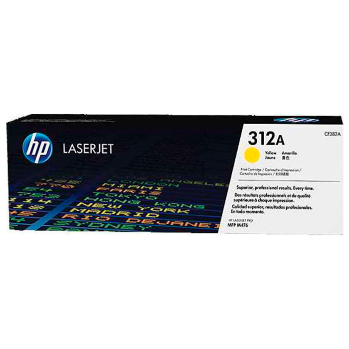 Cartucho de Tóner HP 312A Amarillo LaserJet Original