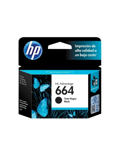Cartucho de Tinta HP 664 Negra Original