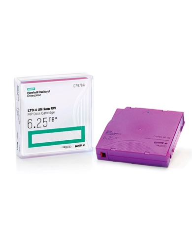 Cartucho de datos HPE LTO-6 Ultrium de 6,25 TB RW