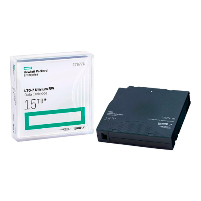 Cartucho de datos HPE LTO-7 Ultrium regrabable de 15 TB