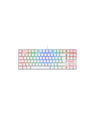 Teclado mecánico Redragon Kumara K552 RGB, TKL, Switch Red, Español, Negro