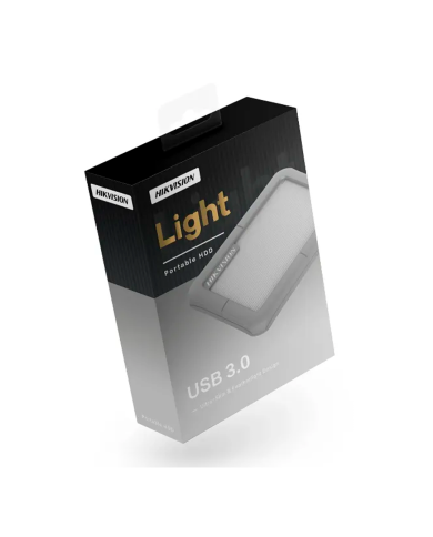 Disco duro externo Hikvison 1TB 2.5” USB 3.0 HS-EHDD-T30 Gray Rubber