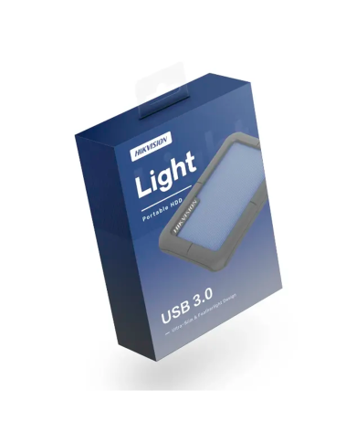 Disco duro externo Hikvison 1TB 2.5” USB 3.0 HS-EHDD-T30 Blue Rubber
