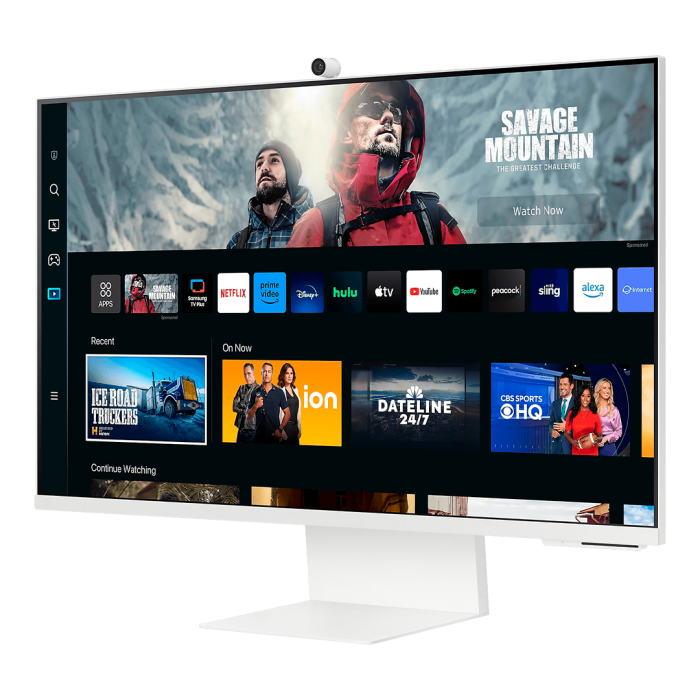 Monitor Samsung Smart M8 32" 4K, 60 Hz, 8ms, Panel VA, Streaming TV y Cámara SlimFit