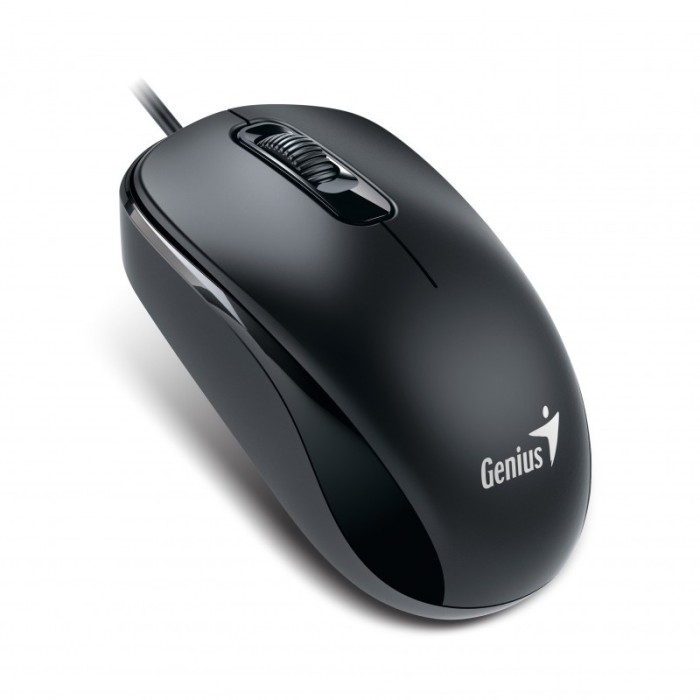 Mouse Genius Óptico DX-110, Alámbrico, 1000 DPI, USB, Negro
