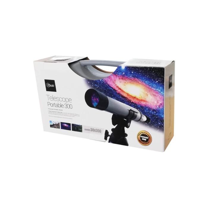 Telescopio Portable Mlab 30×300mm con maleta