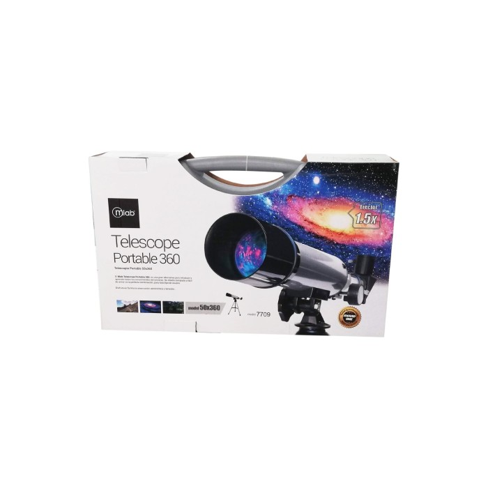 Telescopio Portable Mlab 50×360mm con maleta