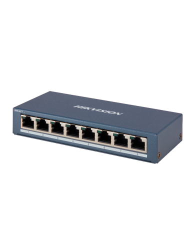 Switch Hikvision 10/100/1000 8P DS-3E0508-E(B) 8 puertos