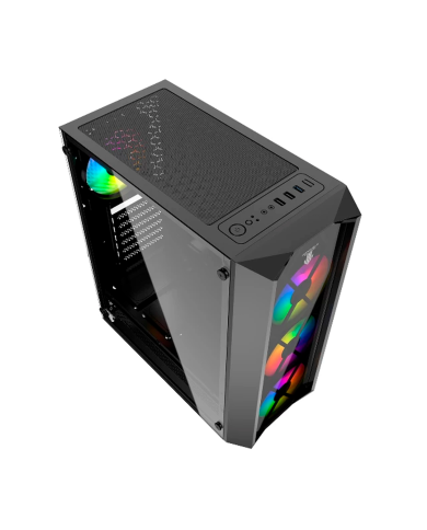 Gabinete Gamer Morpheus JX188-17 ATX ARGB Vidrio Templado