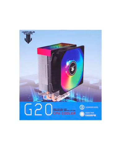 Ventilador CPU Morpheus G20 RGB, 1900 rpm, 3 pines