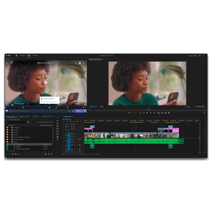 Licencia Adobe Premier Pro CC for Teams, Suscripción Anual